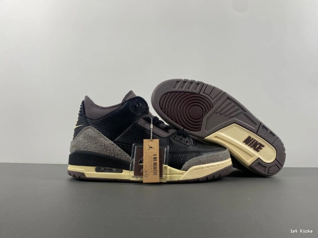 Black Jordan A x Air 3 Ma Maniere FZ4811-001 0825